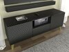 TV stol Buffalo R100 (Crna + Sjajno crna)