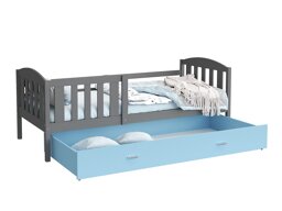 Κρεβάτι Aurora 126 (Γκρι Μπλε)