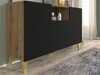 Cabinet Buffalo S101 (Stejar Artisan + Negru)
