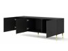 TV-Tisch Buffalo T101 (Schwarz + Schwarz glänzend)
