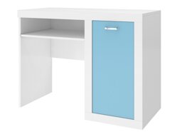 Mesa de oficina Aurora A105 (Blanco + Azul)