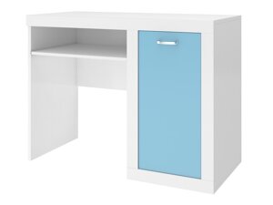 Mesa de escritório Aurora A105 (Branco + Azul)