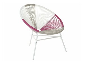 Уличный стул Berwyn 1961 (Белый + Розовый + Taupe)