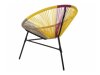 Dārza krēsls Berwyn 1961 (Dzeltens + Tumši rozā + Taupe)