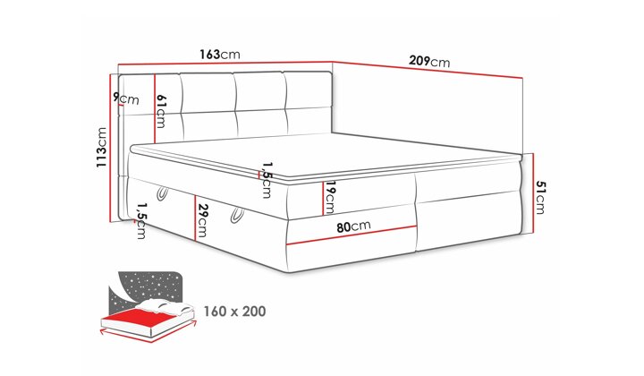 Kontinentālā gulta 541393