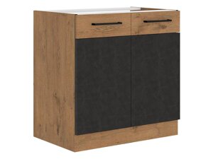 Mueble de lavabo con puertas Wood Grey 108