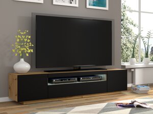 Τραπέζι Tv Buffalo U104 (Artisan βελανιδιά + Μαύρο)