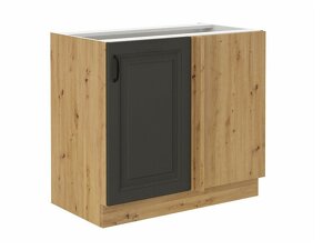 Schrank mit Türen Retro Grey 100