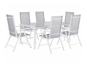 Stalo ir kėdžių komplektas Berwyn 1970 (Pilka)