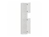 Stehender Badezimmerschrank Mandeville 152 (Weiß + Weiß gloss)
