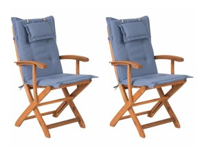 Set scaune de exterior Berwyn 1976 (Albastru)