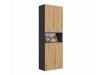 Cabinet de baie neancorat Mandeville B101 (Antracit + Stejar Artisan)