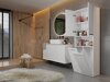 Beépített fürdőszoba szekrény Mandeville B103 (Fehér)