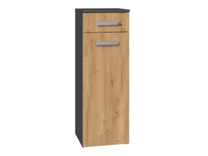 Стоящ шкаф за баня Mandeville B109 (Антрацит + Artisan дъб)