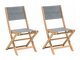 Набор уличных стульев Berwyn 1984 (Светлый дерево)