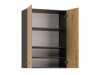 Cabinet de baie suspendat Mandeville C105 (Antracit + Stejar Artisan)
