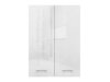 Окачен шкаф за баня Mandeville C105 (Бял + Бял гланц)