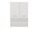 Fali fürdőszoba szekrény Mandeville C106 (Fehér)