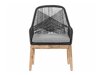 Āra krēslu komplekts Berwyn L105 (Melns)