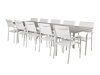 Asztal és szék garnitúra Dallas 3031 (Fehér + Szürke)