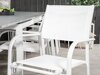 Σετ Τραπέζι και καρέκλες Dallas 3031 (Άσπρο + Γκρι)