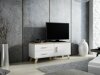 Tv asztal Charlotte G102 (Fehér + Sonoma tölgy)