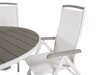 Tisch und Stühle Dallas 2347 (Weiß + Grau)