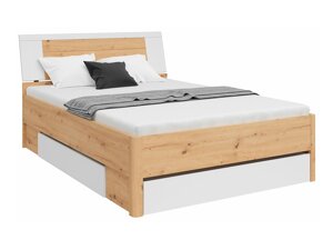 Κρεβάτι Boston EE103 (Artisan βελανιδιά + Άσπρο 140 x 200 cm)