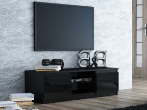Tv-omarica Mandeville D129 (Črna + Sijaj črna)