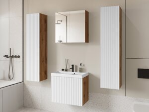 Fürdőszoba garnitúra Sarasota 171 (Wotan tölgy + Fehér)