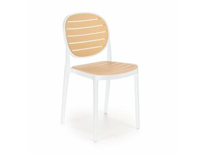 Cadeira Houston 1670 (Castanho claro + Branco)