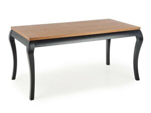 Asztal Houston 1202 (Sötét tölgy + Fekete)
