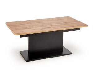 Πολυμορφικό τραπέζι σαλονιού Houston 1253 (Wotan δρυς + Μαύρο)