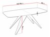 Tafel Oswego 115 (Zwart + Wit)