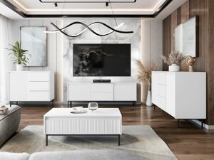 Set mobili soggiorno Comfivo T106 (Bianco)