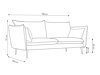 Sofa Beckley E103 (Riviera 38 Schwarz)