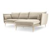 Ecksofa Beckley E105 (Riviera 21 Gold Rechts)