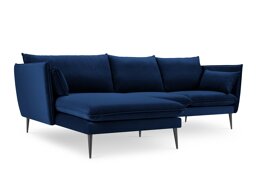 Ecksofa Beckley E105 (Riviera 81 Schwarz Links)