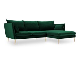 Ecksofa Beckley E105 (Riviera 38 Gold Rechts)