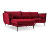 Ecksofa Beckley E105 (Riviera 61 Schwarz Links)