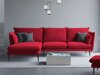 Ecksofa Beckley E105 (Riviera 61 Schwarz Links)