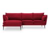 Ecksofa Beckley E105 (Riviera 61 Schwarz Links)