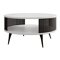 Mesa de centro Oswego 118 (Negro + Blanco)