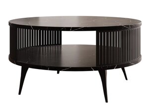 Klubska mizica Oswego 118 (Črna + Črni marmor)