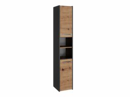 Cabinet de baie neancorat Mandeville 248 (Antracit + Stejar Artisan)