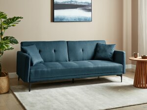 Καναπές κρεβάτι Berwyn 161 (Σκούρο μπλε)