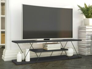 Mueble TV Kailua 365 (Antracita + Negro)