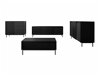 Conjunto de salón Comfivo T106 (Negro)