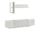 Set mobili soggiorno Springfield 270 (Bianco + D'oro)