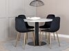 Conjunto de comedor Dallas 1106 (Negro)